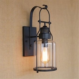 Rustic Lodge Country Retro Black Oxide Finish Funkcia pre ochranu očí pri okolitom svetle