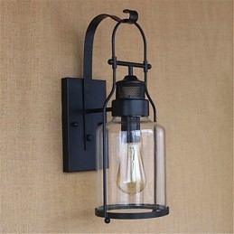 Rustic Lodge Country Retro Black Oxide Finish Funkcia pre ochranu očí pri okolitom svetle