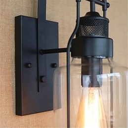 Rustic Lodge Country Retro Black Oxide Finish Funkcia pre ochranu očí pri okolitom svetle