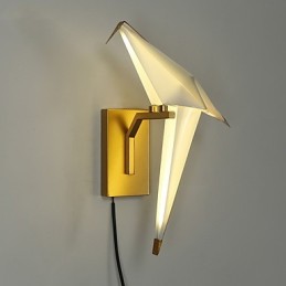 Moderná súčasná galvanicky pokovovaná funkcia nástenného nástenného svietidla Downlight