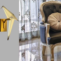 Moderná súčasná galvanicky pokovovaná funkcia nástenného nástenného svietidla Downlight