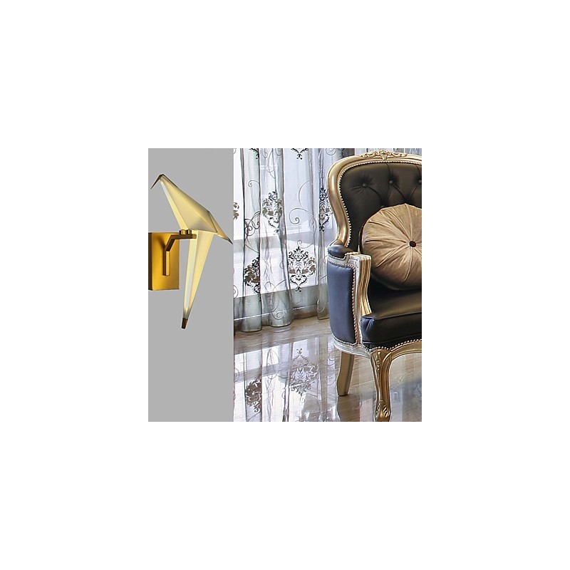 Moderná súčasná galvanicky pokovovaná funkcia nástenného nástenného svietidla Downlight