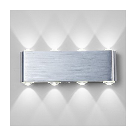 Moderné ľahké hliníkové vstavané nástenné svietidlo