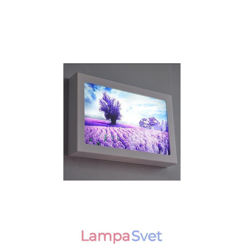 Integrovaná funkcia moderného súčasného moderného súčasného maľovania pre nástenné svietidlá s okolitým svetlom