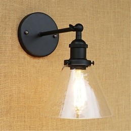 Country Retro galvanicky pokovovaná funkcia na ochranu očí v štýle miniatúrneho osvetlenia pri nástenných svietnikoch