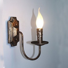 Starožitná nástenná lampa Tvar sviečky Jednoduchá chodba Balkónová lampa Nástenná lampa