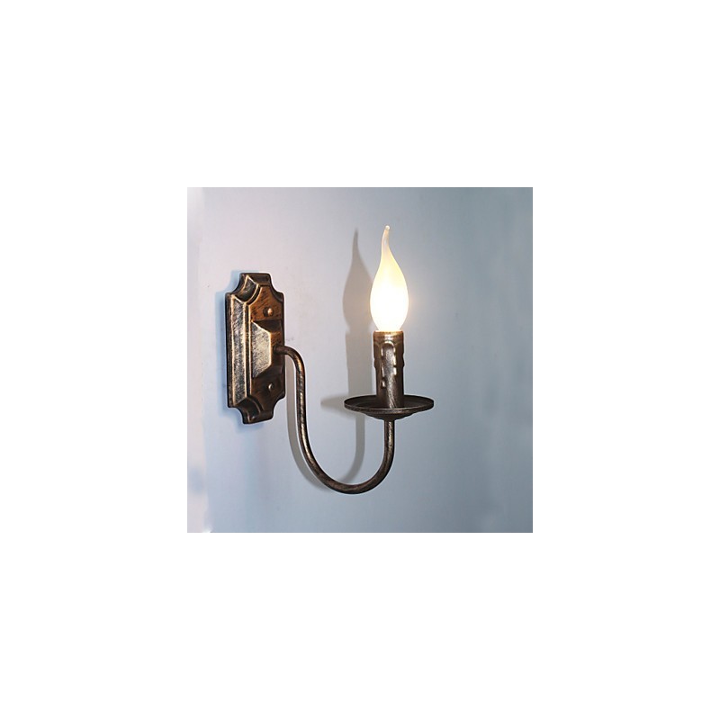Starožitná nástenná lampa Tvar sviečky Jednoduchá chodba Balkónová lampa Nástenná lampa