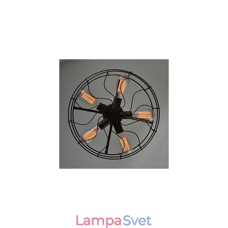 Lampa amerického vidieckeho priemyselného dizajnéra Personalizovaná lampa Európske retro ventilátorové stropné svietidlá