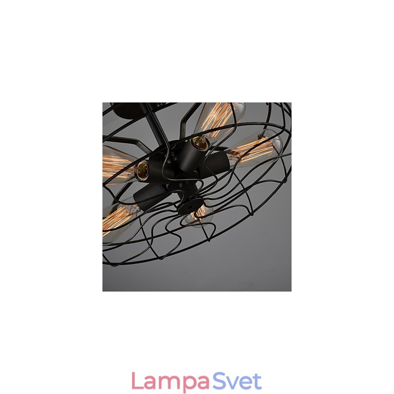 Lampa amerického vidieckeho priemyselného dizajnéra Personalizovaná lampa Európske retro ventilátorové stropné svietidlá