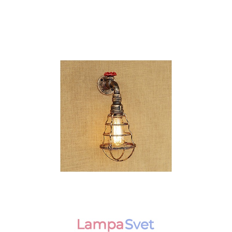 Funkcia vidieckej retro maľby pre nástenné svietidlo s okolitým svetlom v mini štýle