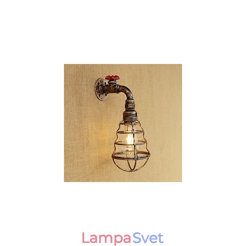 Funkcia vidieckej retro maľby pre nástenné svietidlo s okolitým svetlom v mini štýle