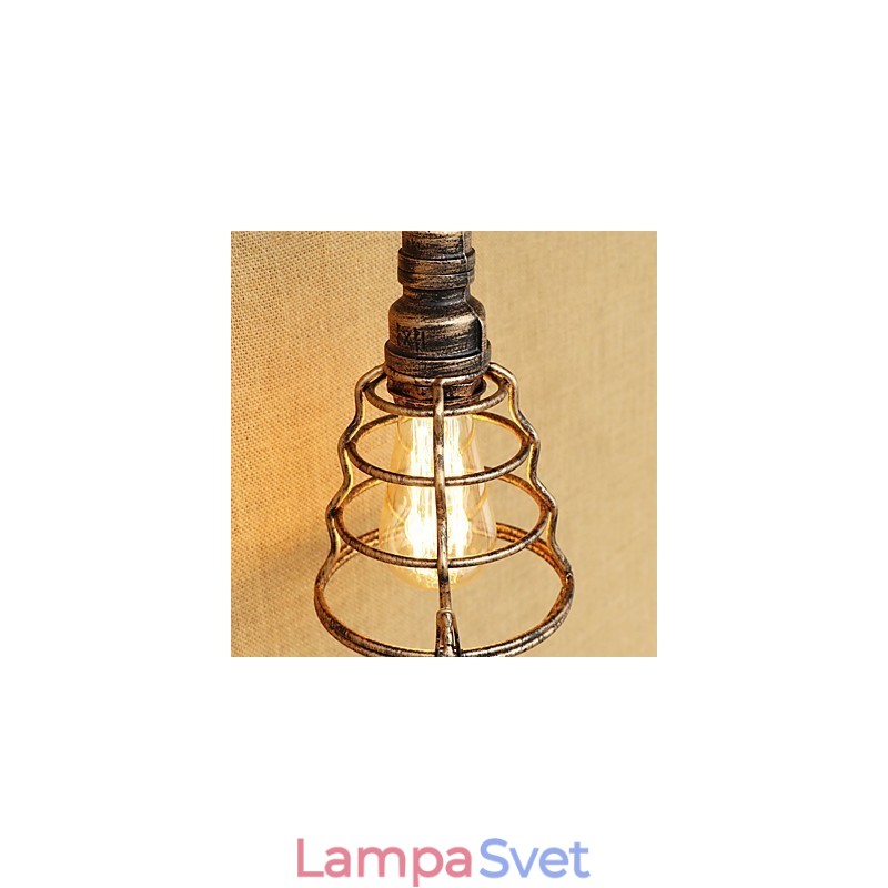 Funkcia vidieckej retro maľby pre nástenné svietidlo s okolitým svetlom v mini štýle