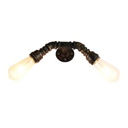 Rustic Lodge Tradičné klasické starožitné mosadzné funkcie pre nástenné svietidlo s okolitým svetlom