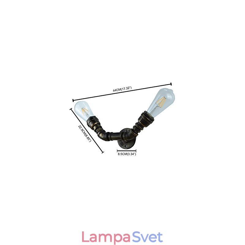 Rustic Lodge Tradičné klasické starožitné mosadzné funkcie pre nástenné svietidlo s okolitým svetlom