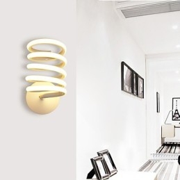 Hliníková nástenná lampa Moderná minimalistická lampa do chodby do spálne Nočná lampa Kreatívna lampa