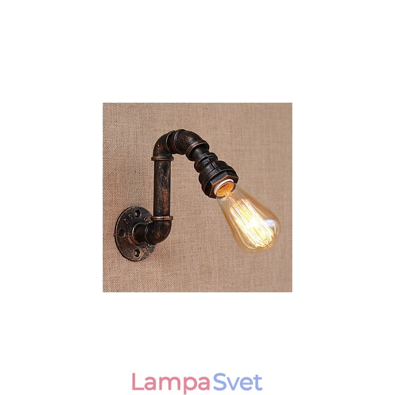 Funkcia vidieckeho retro maľby pre nástenné nástenné svietidlá s hojdacím ramenom v štýle mini