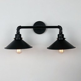 Rustic Lodge Moderná súčasná vidiecka retro maľba pre nástenné svietidlá v mini štýle
