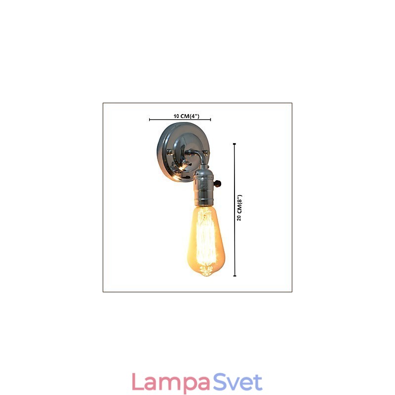Nástenné svietidlo Nástenné svietniky Nástenné železo Nástenná lampa Dumb Black Lightsaber Lamp On Wall