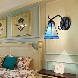 Rustic Lodge Painting Funkcia pre nástenné svietidlo Downlight nástenné svietidlo