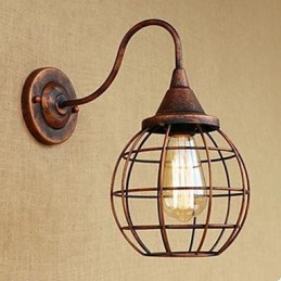 Iron Art RETRO Rust Colour Study lObývacia izba Nočná americká nástenná lampa