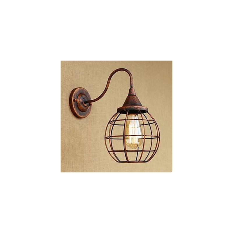 Iron Art RETRO Rust Colour Study lObývacia izba Nočná americká nástenná lampa