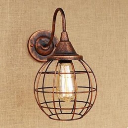Iron Art RETRO Rust Colour Study lObývacia izba Nočná americká nástenná lampa