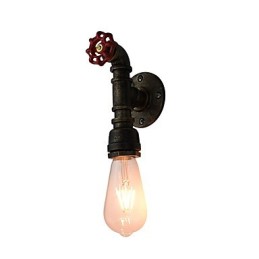 Nástenné svietidlo Nástenné svietniky Nástenné železo Nástenná lampa Dumb Black Lightsaber Lamp On Wall