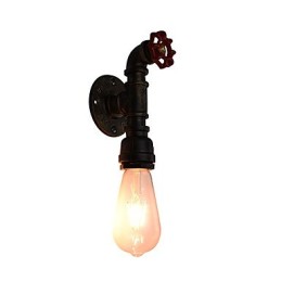 Nástenné svietidlo Nástenné svietniky Nástenné železo Nástenná lampa Dumb Black Lightsaber Lamp On Wall