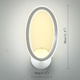 Moderná originalita Krátke vnútorné hliníkové nástenné svietidlo Pozadie nástenná chodba lampa chodba schodisko lampa na verande