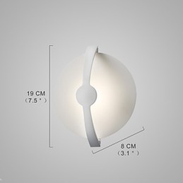 Nástenná lampa z tepaného železa Lodge Jednoduchá vidiecka moderná súčasná maľba pre okolité svetlo v mini štýle