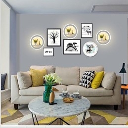 Nástenná lampa do obývačky Minimalistická Moderná Kreativita Minimalistická Dekoračná nástenná lampa Spálňa Nočná nástenná lampa