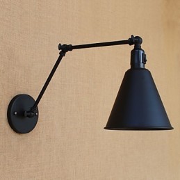Funkcia vidieckeho retro maľby pre miniatúrne svietidlá s hojdacím ramenom na ochranu očí
