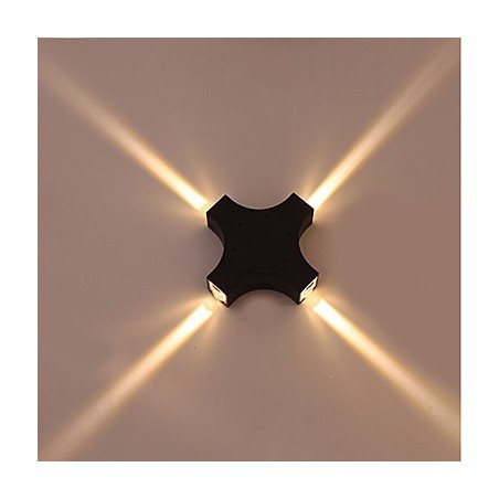 Integrovaná jednoduchá novinka pre krajinu na ochranu zraku Nástenné svietidlá s okolitým svetlom Cross Star Vonkajšia vodotesná nástenná lampa na nádvorí Integrovaná jednoduchá novinka pre krajinu na ochranu zraku Nástenné svietidlá s okolitým svetlom Cross Star Vonkajšia vodotesná nástenná lampa na nádvorí