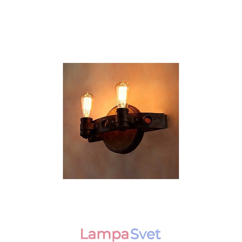 Kovová nástenná lampa v štýle podkrovia Vintage Industrial Creative Personality do kaviarne Bar Foyer Ozdobte nástenné osvetlenie