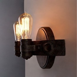Kovová nástenná lampa v štýle podkrovia Vintage Industrial Creative Personality do kaviarne Bar Foyer Ozdobte nástenné osvetlenie