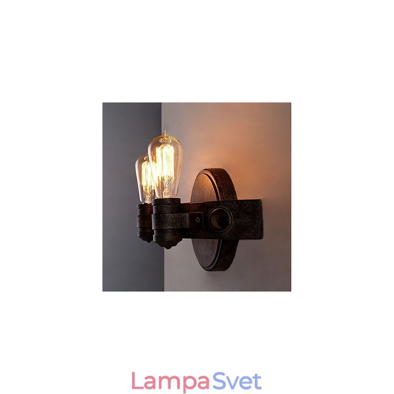 Kovová nástenná lampa v štýle podkrovia Vintage Industrial Creative Personality do kaviarne Bar Foyer Ozdobte nástenné osvetlenie