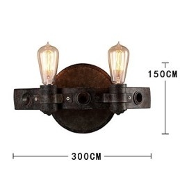 Kovová nástenná lampa v štýle podkrovia Vintage Industrial Creative Personality do kaviarne Bar Foyer Ozdobte nástenné osvetlenie