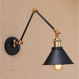 Vintage Country galvanicky pokovovaná funkcia pre miništýlové svietidlá s otočným ramenom na ochranu zraku Downlight s otočným ramenom
