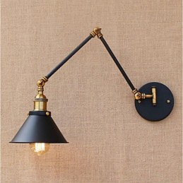 Vintage Country galvanicky pokovovaná funkcia pre miništýlové svietidlá s otočným ramenom na ochranu zraku Downlight s otočným ramenom