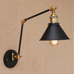 Vintage Country galvanicky pokovovaná funkcia pre miništýlové svietidlá s otočným ramenom na ochranu zraku Downlight s otočným ramenom