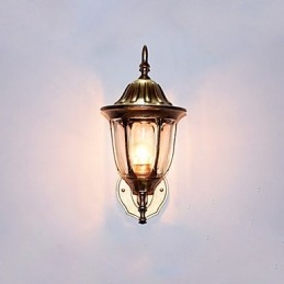 Vonkajšie nástenné svietidlá Tradičné klasické kovové