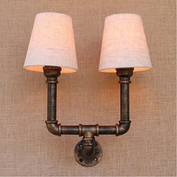Rustic Lodge Mosadz funkcia pre nástenné svietidlo s okolitým svetlom