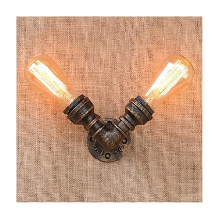 Nostalgia Jednoduché dekoratívne malé nástenné svietidlo z vodnej fajky