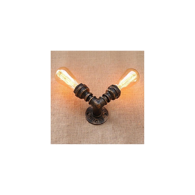 Nostalgia Jednoduché dekoratívne malé nástenné svietidlo z vodnej fajky