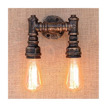 Nostalgia Jednoduché dekoratívne malé nástenné svietidlo z vodnej fajky