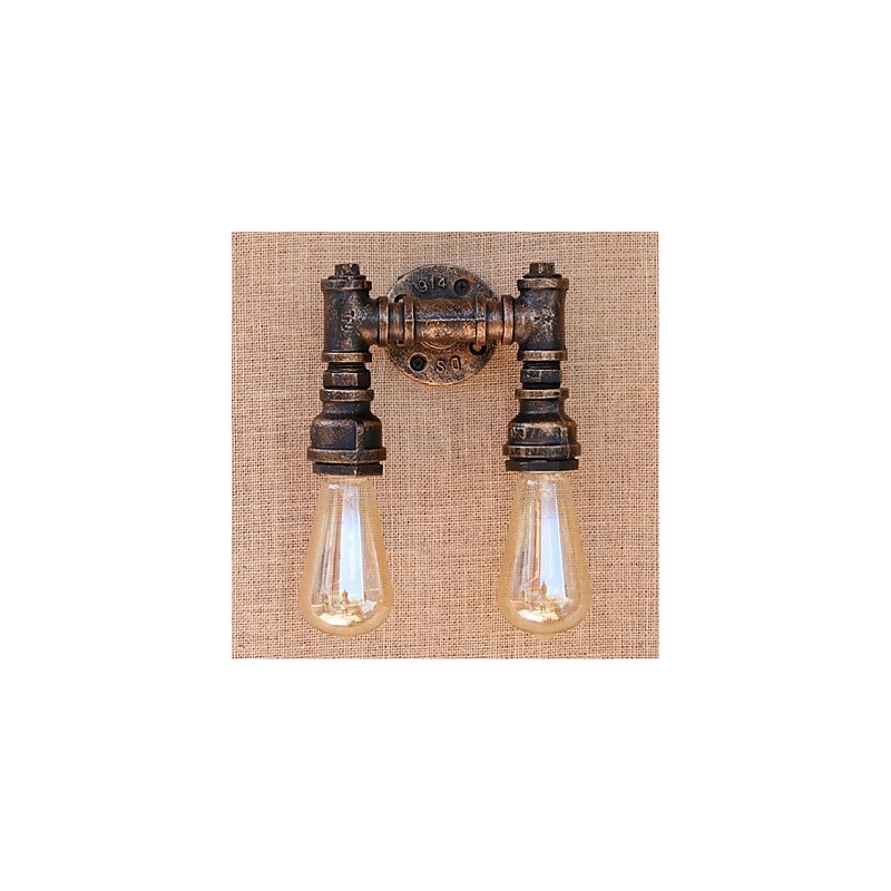 Nostalgia Jednoduché dekoratívne malé nástenné svietidlo z vodnej fajky