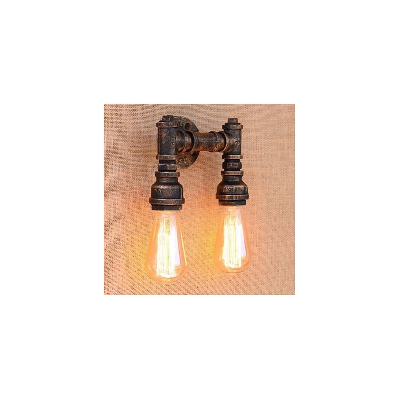 Nostalgia Jednoduché dekoratívne malé nástenné svietidlo z vodnej fajky