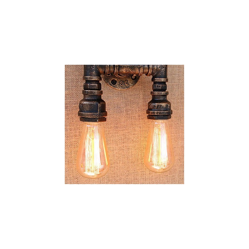 Nostalgia Jednoduché dekoratívne malé nástenné svietidlo z vodnej fajky