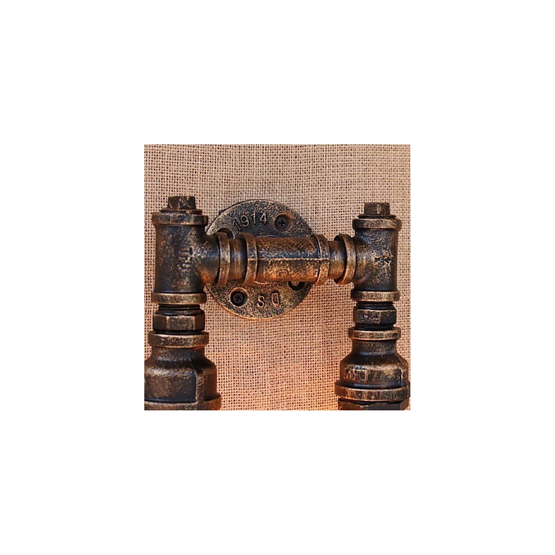 Nostalgia Jednoduché dekoratívne malé nástenné svietidlo z vodnej fajky