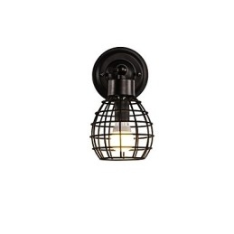 Retro Pipe Wall Lights Jednoduché Loft Black Birdcage Metal Jedáleň Kuchyňa Bar Kaviareň Dekoračné osvetlenie